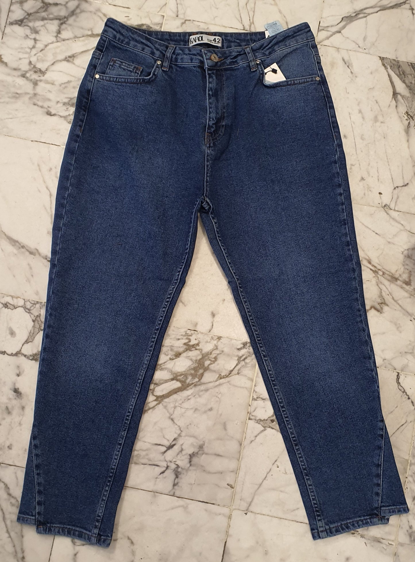 3480 BLUE MOM JEANS
