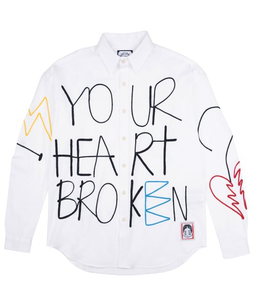 11705 White Shirt With Color Details