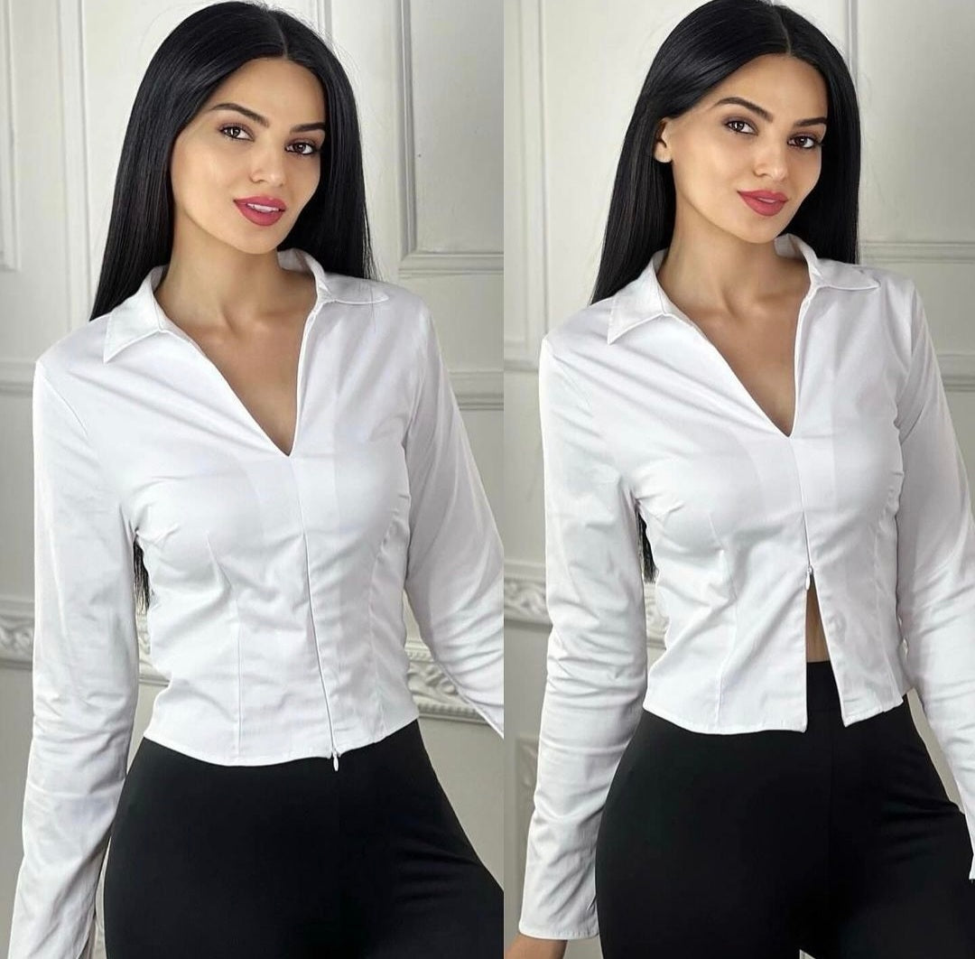 4810 Front Zipper Shirt