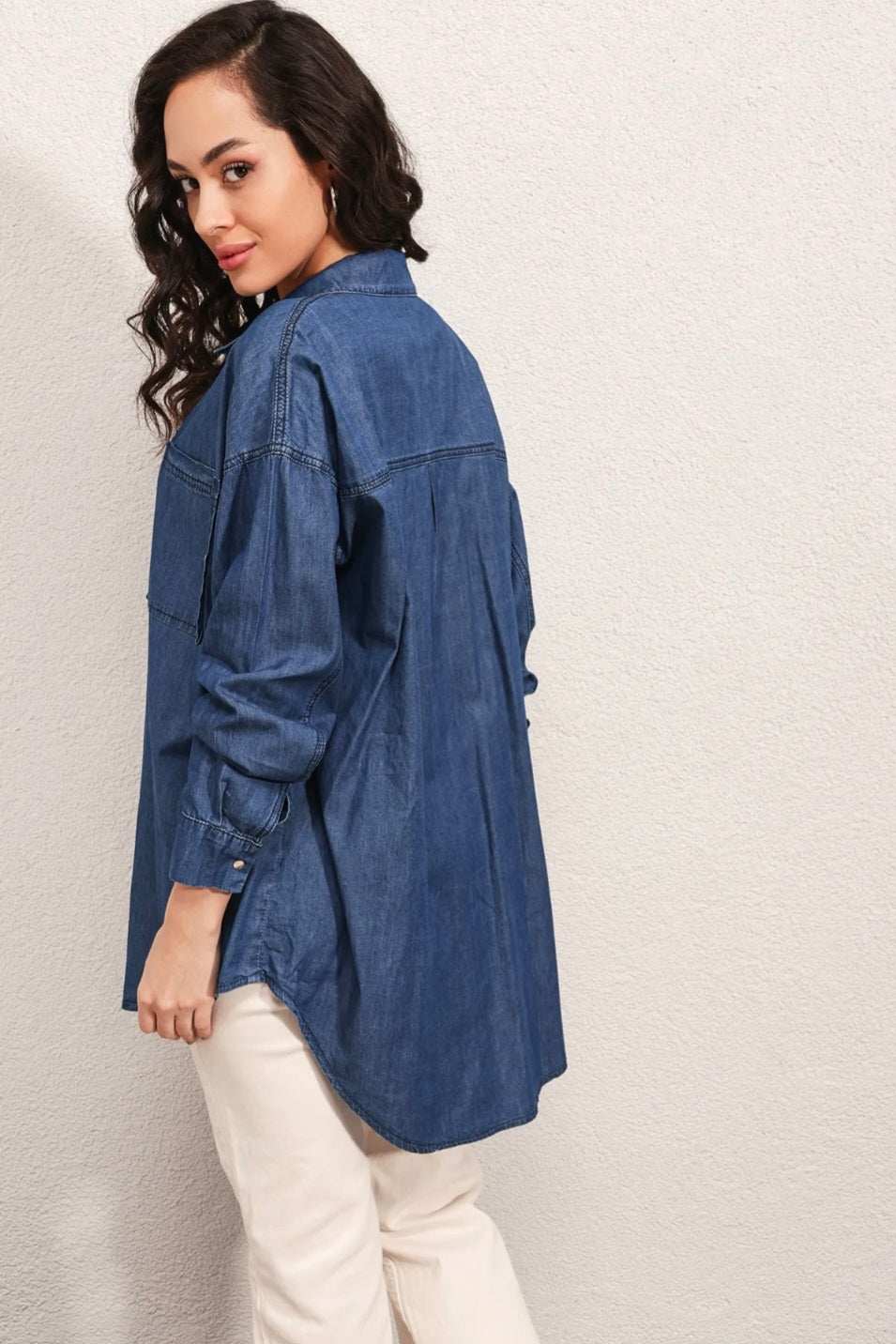 P092 denim Shirt