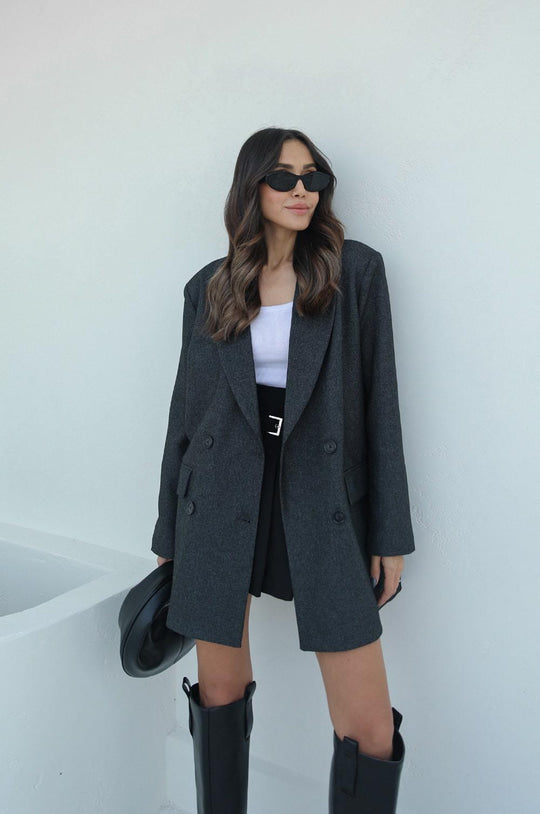 24k54489Anthracite Blazer jacket