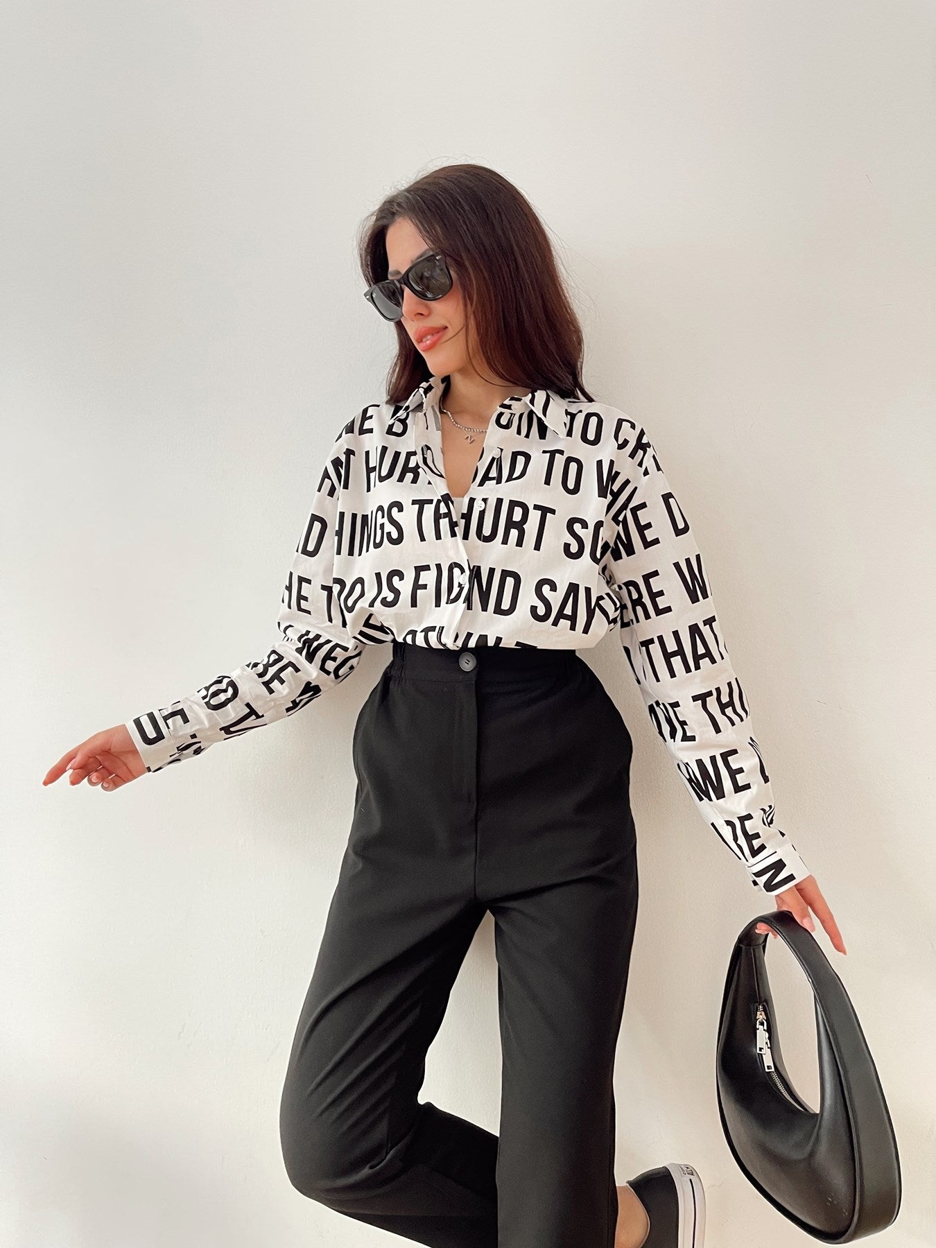11676 Poplin alphabetical shirt