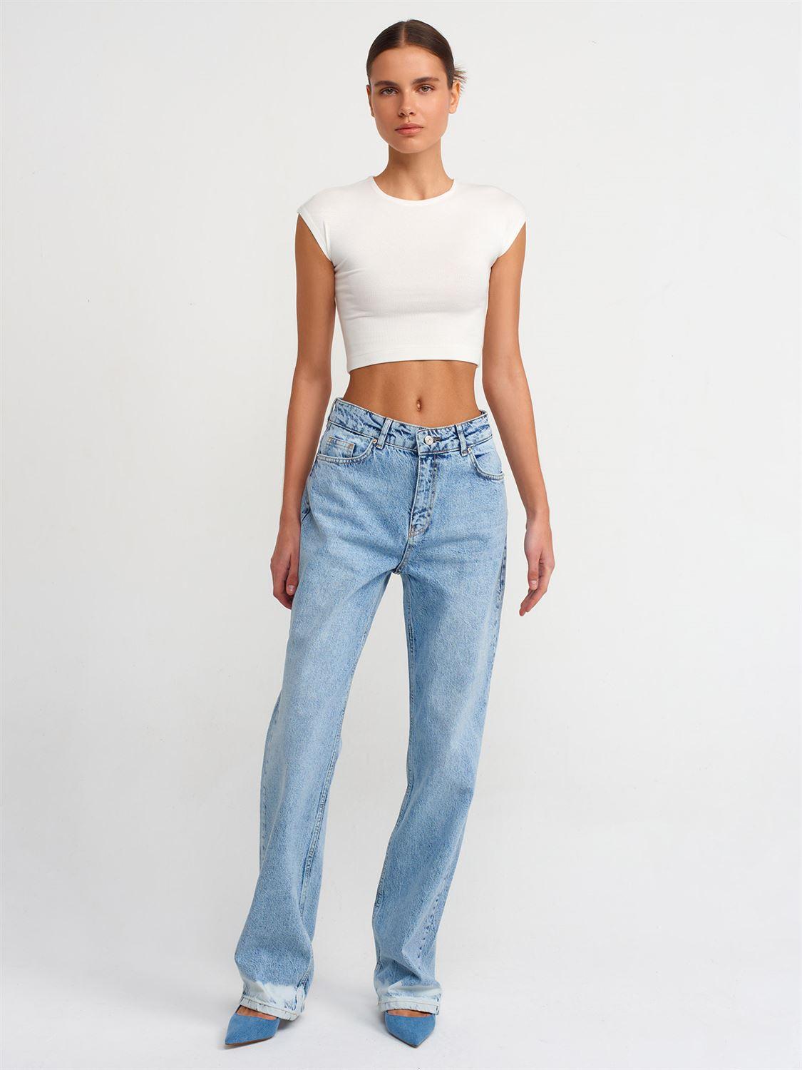 30528 Cotton and Modal Blend Crop Top
