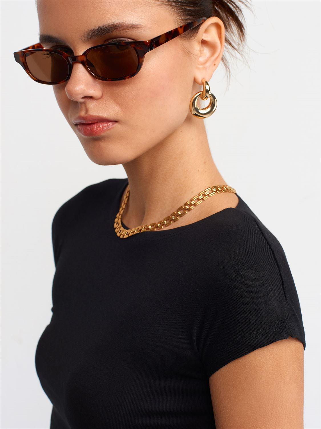30528 Cotton and Modal Blend Crop Top