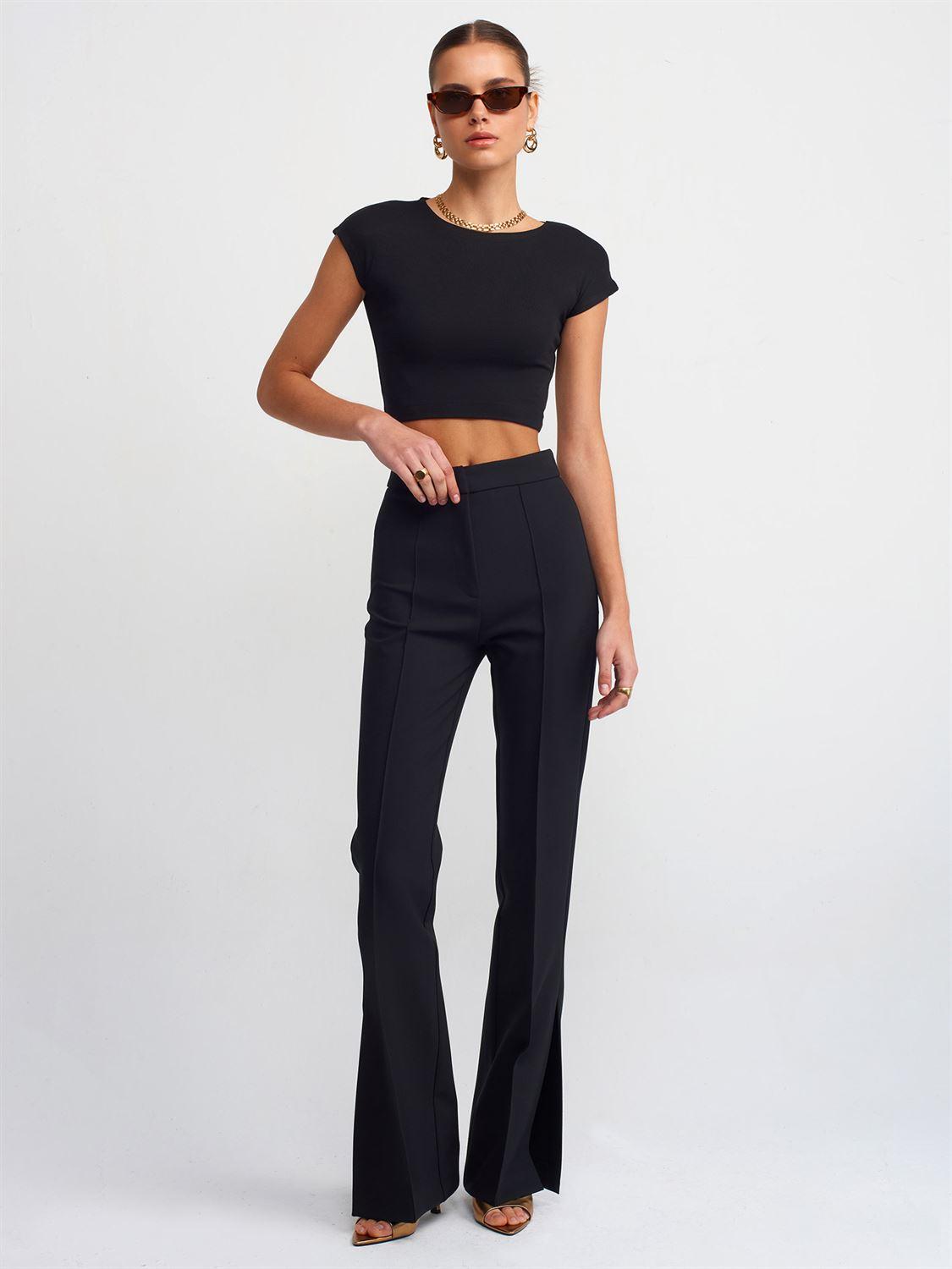 30528 Cotton and Modal Blend Crop Top