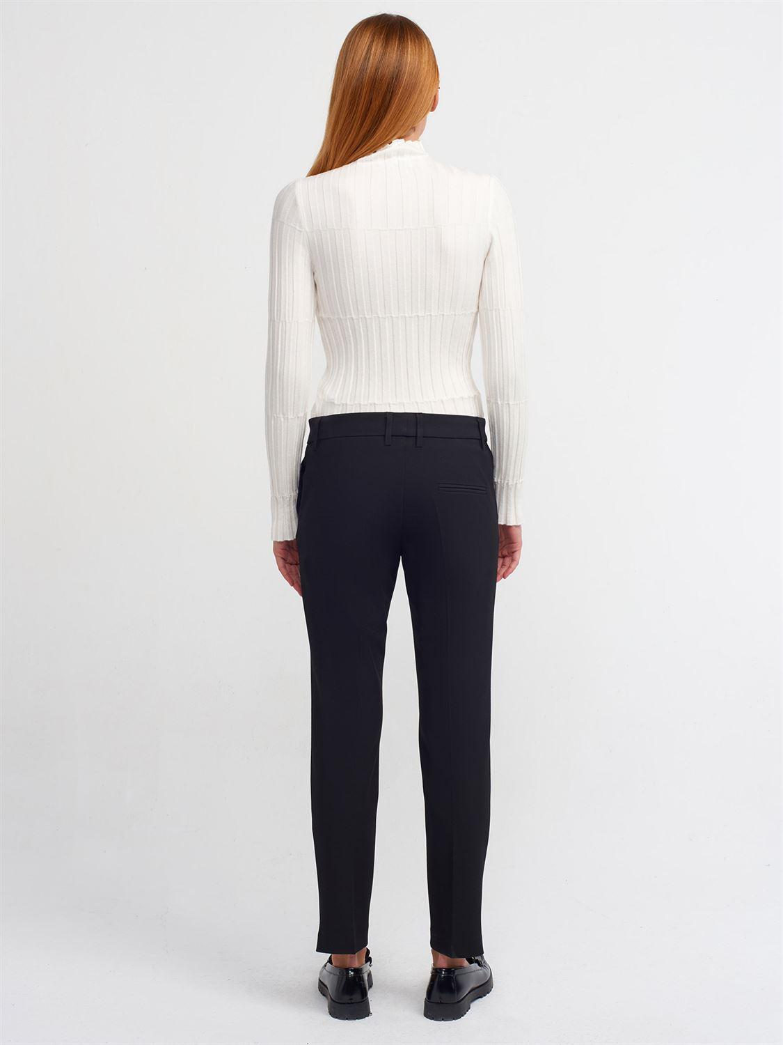 71237 Zippered Trousers-Black