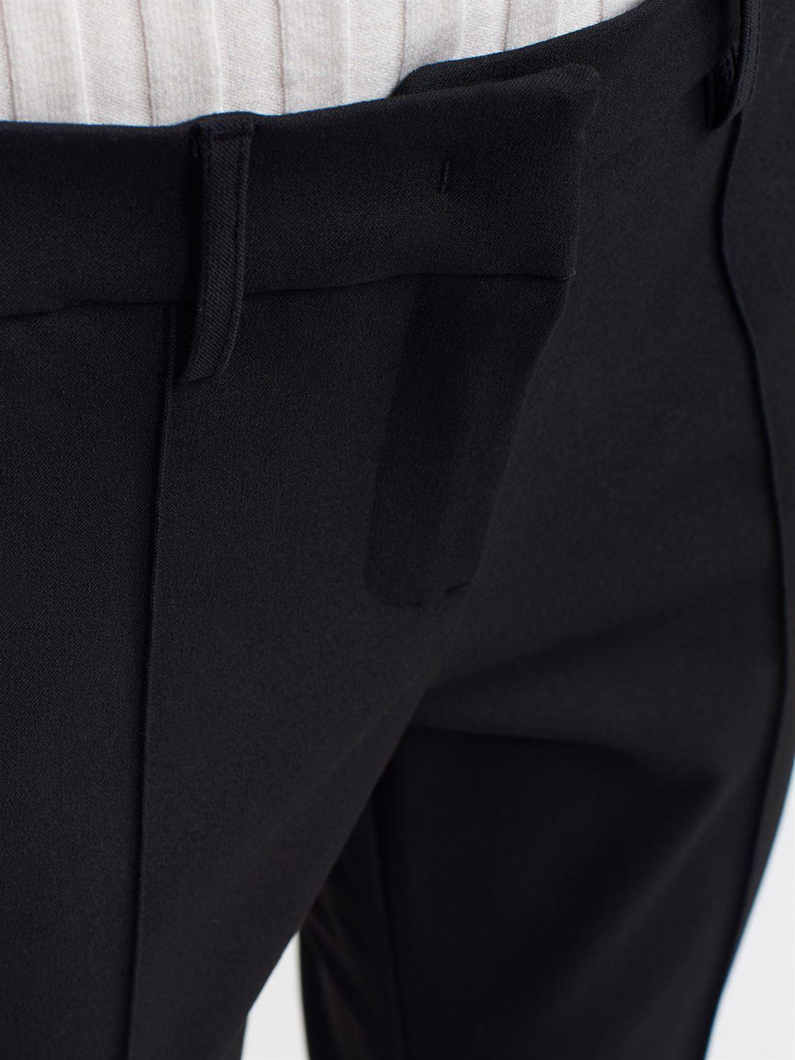 71237 Zippered Trousers-Black