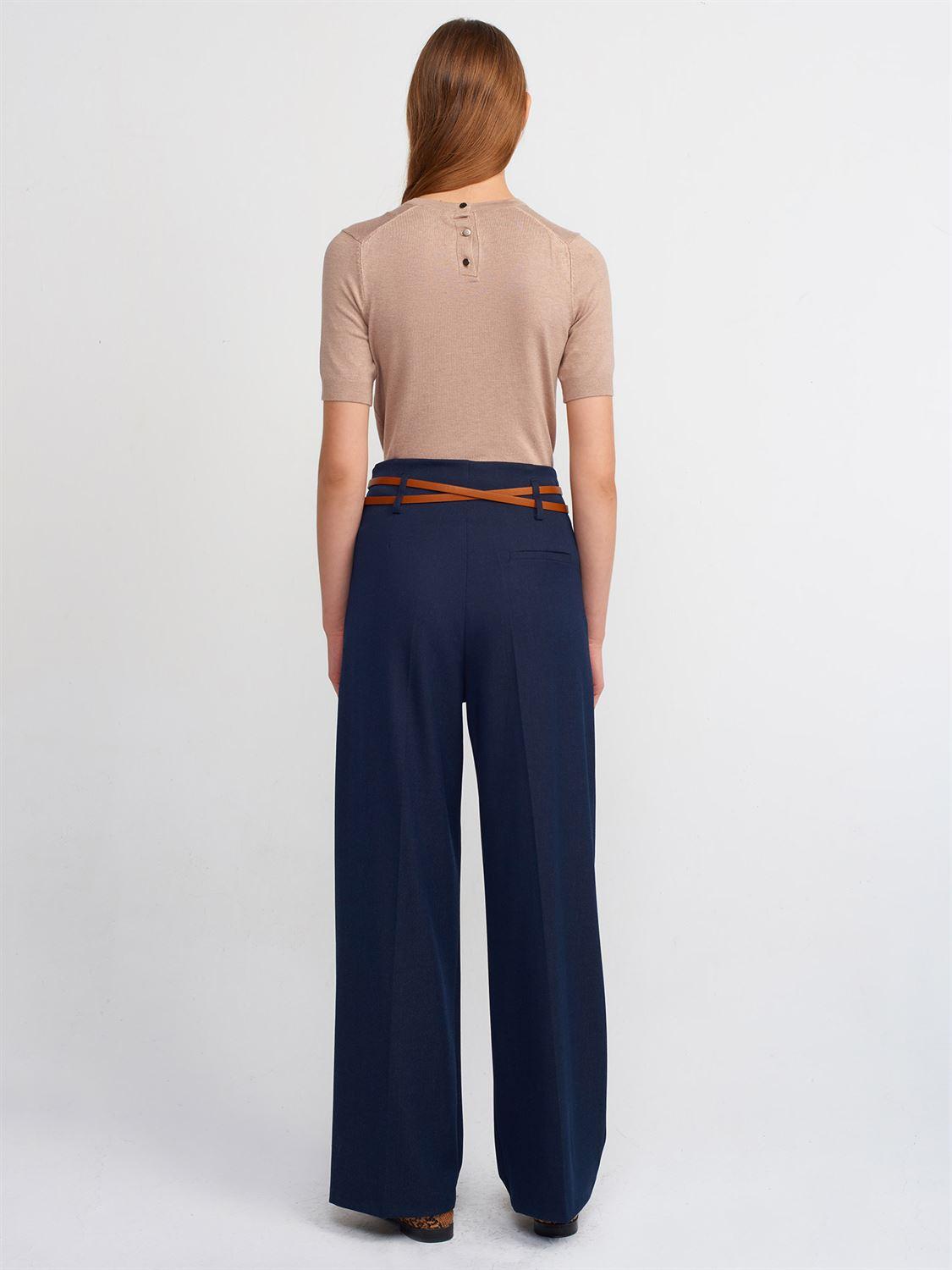 71245 Belted High Waist Trousers