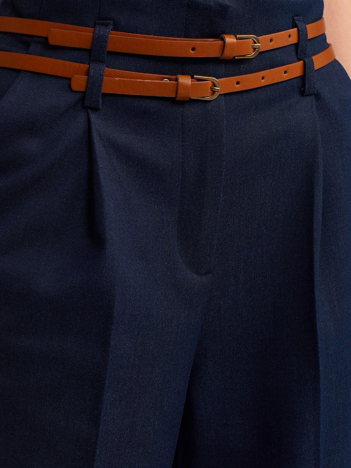 71245 Belted High Waist Trousers