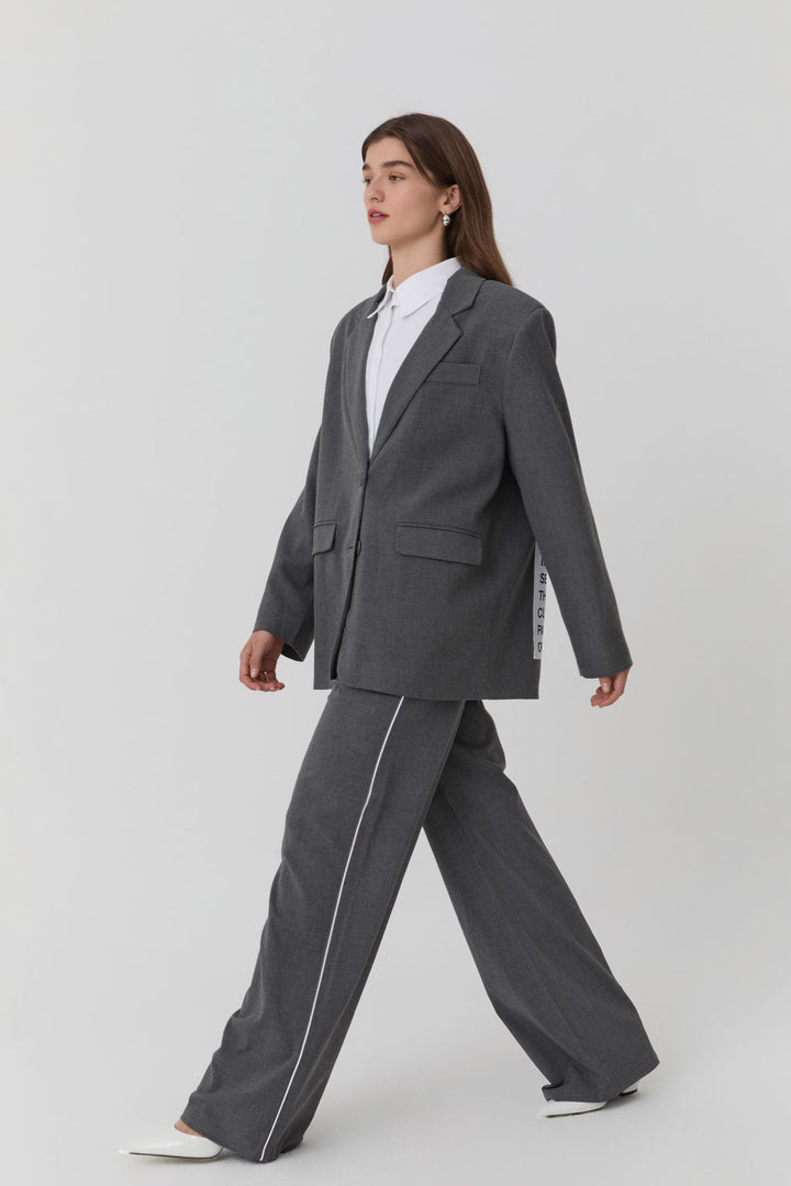 71229 Boxer Detailed Striped Trousers