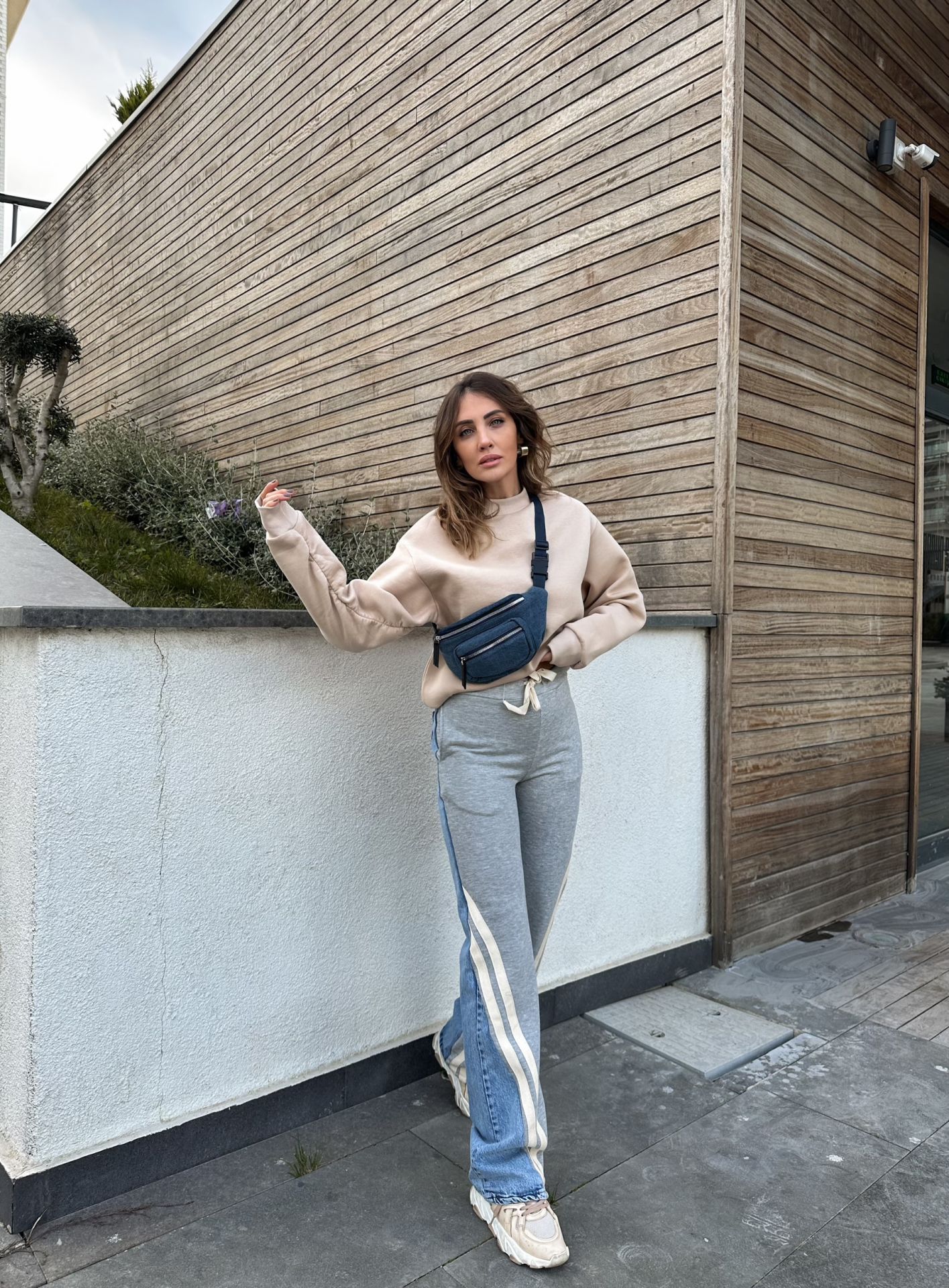 1900 Denim Detailed Designer Trousers