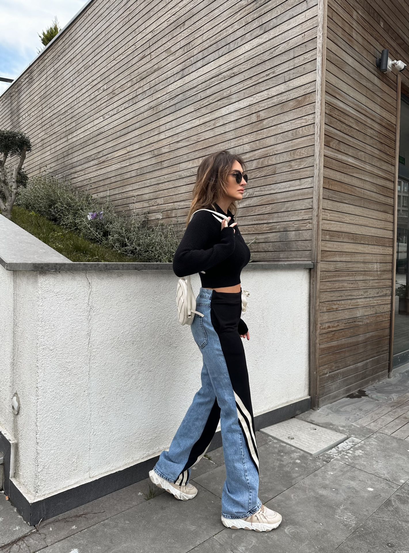 1900 Denim Detailed Designer Trousers