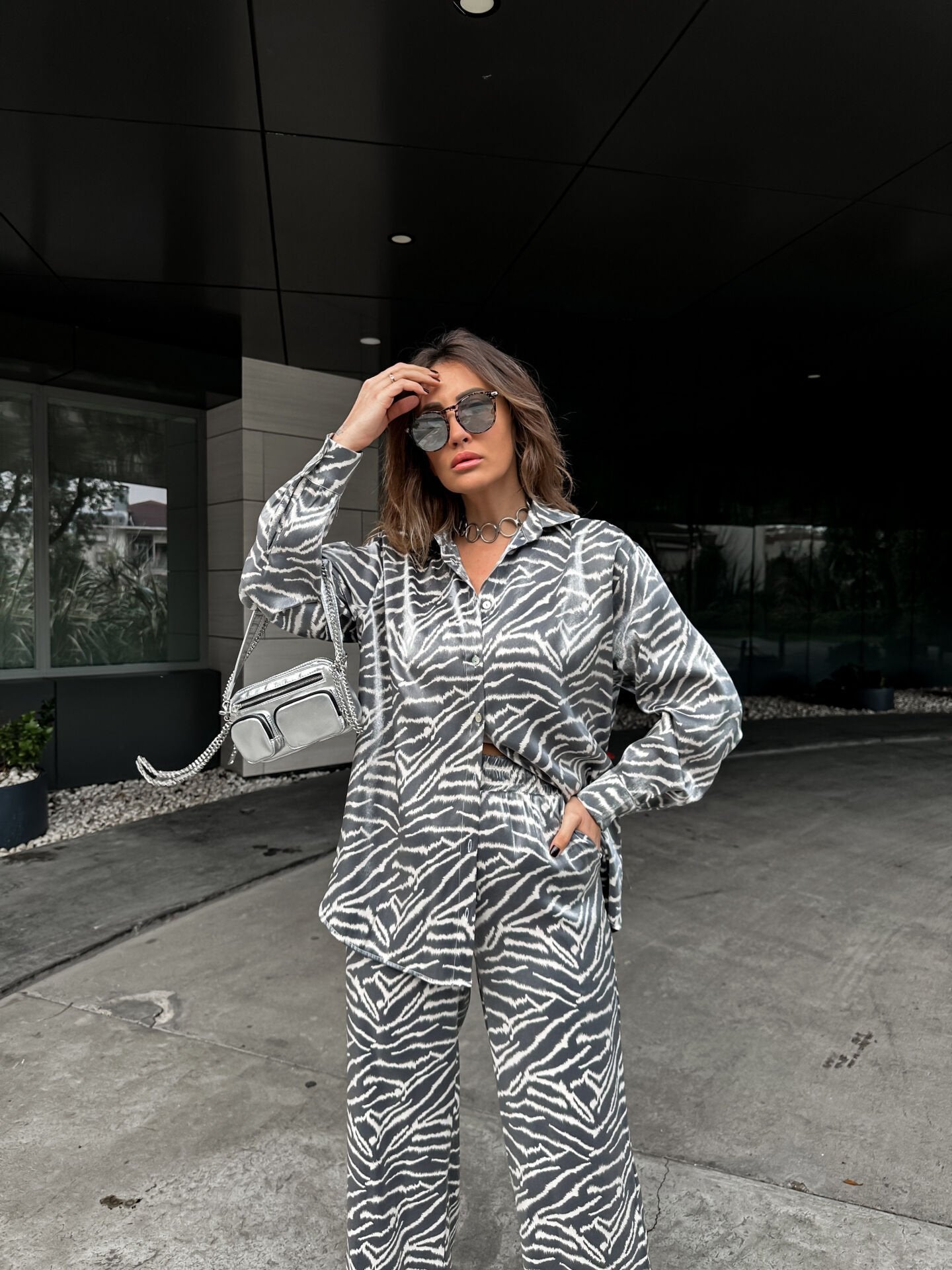 2861 Satin set