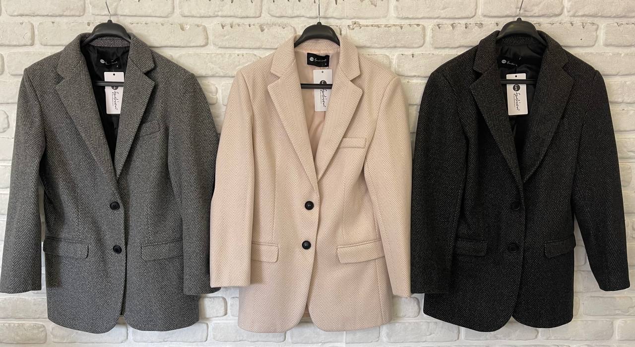 54415Cashmere blazer Fume