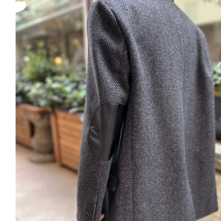 54415Cashmere blazer Fume