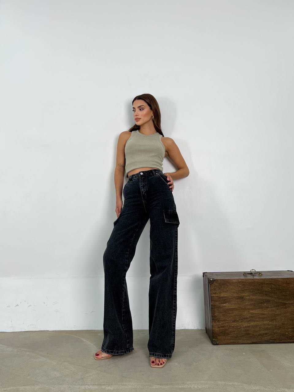 3186 wide leg jeans