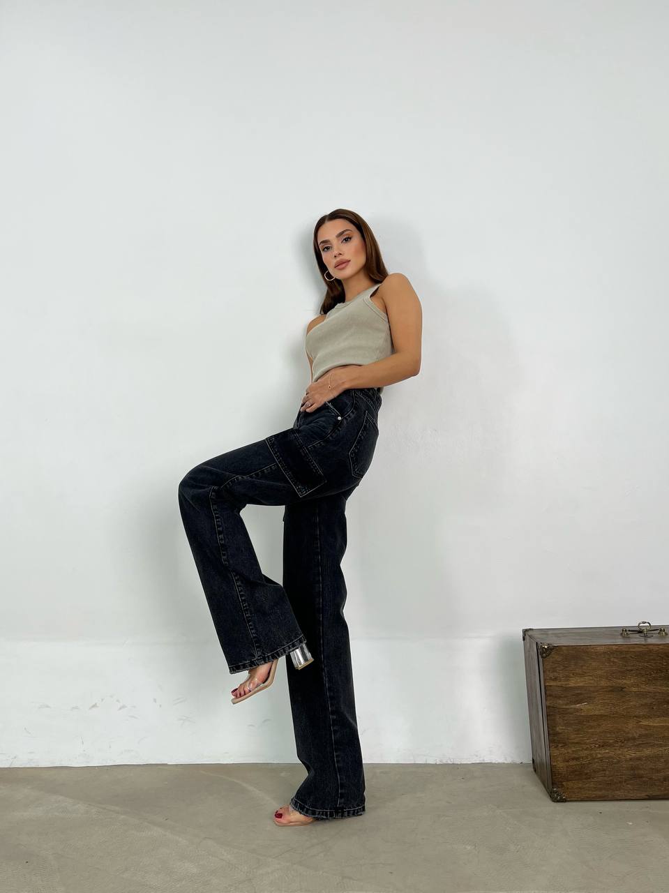 3186 wide leg jeans