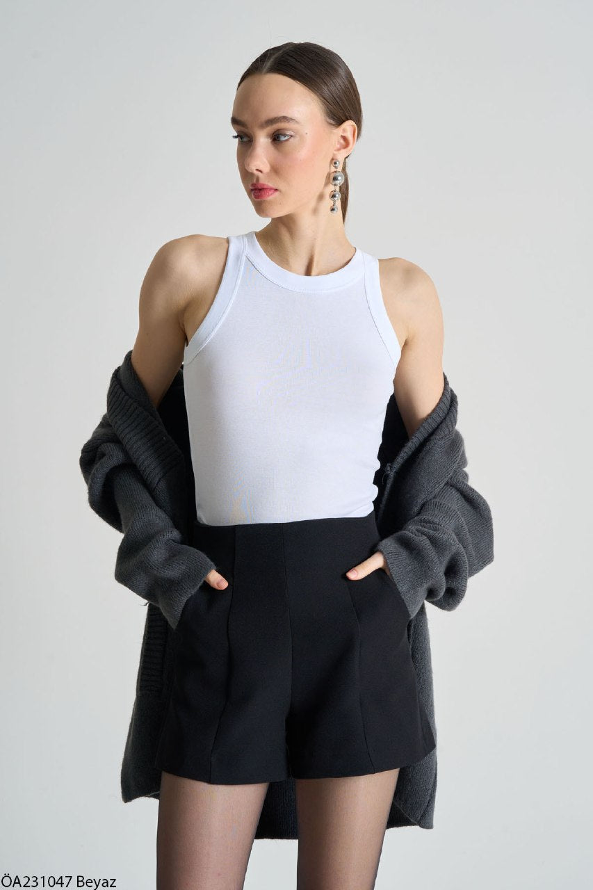 231047 Wide ribbed undershirt
