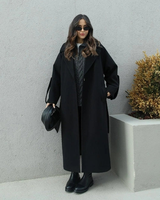 23k43751 Belted coat