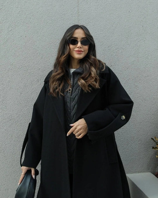 23k43751 Belted coat