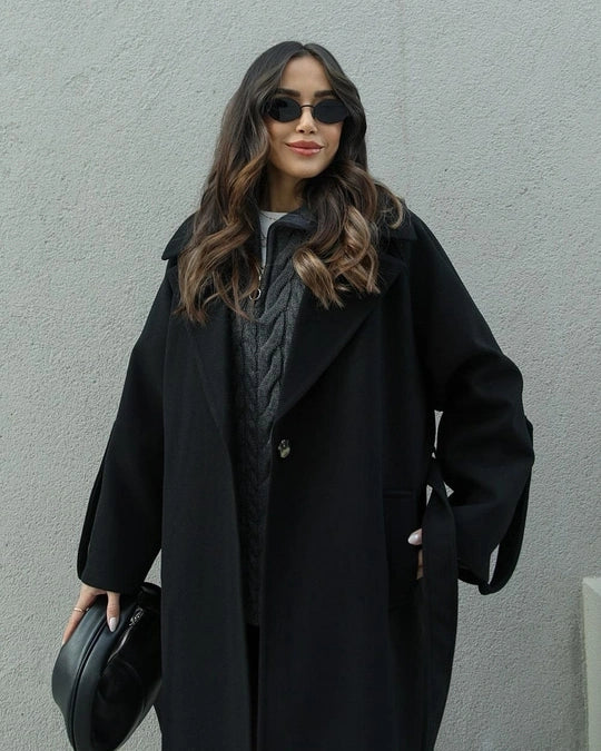 23k43751 Belted coat