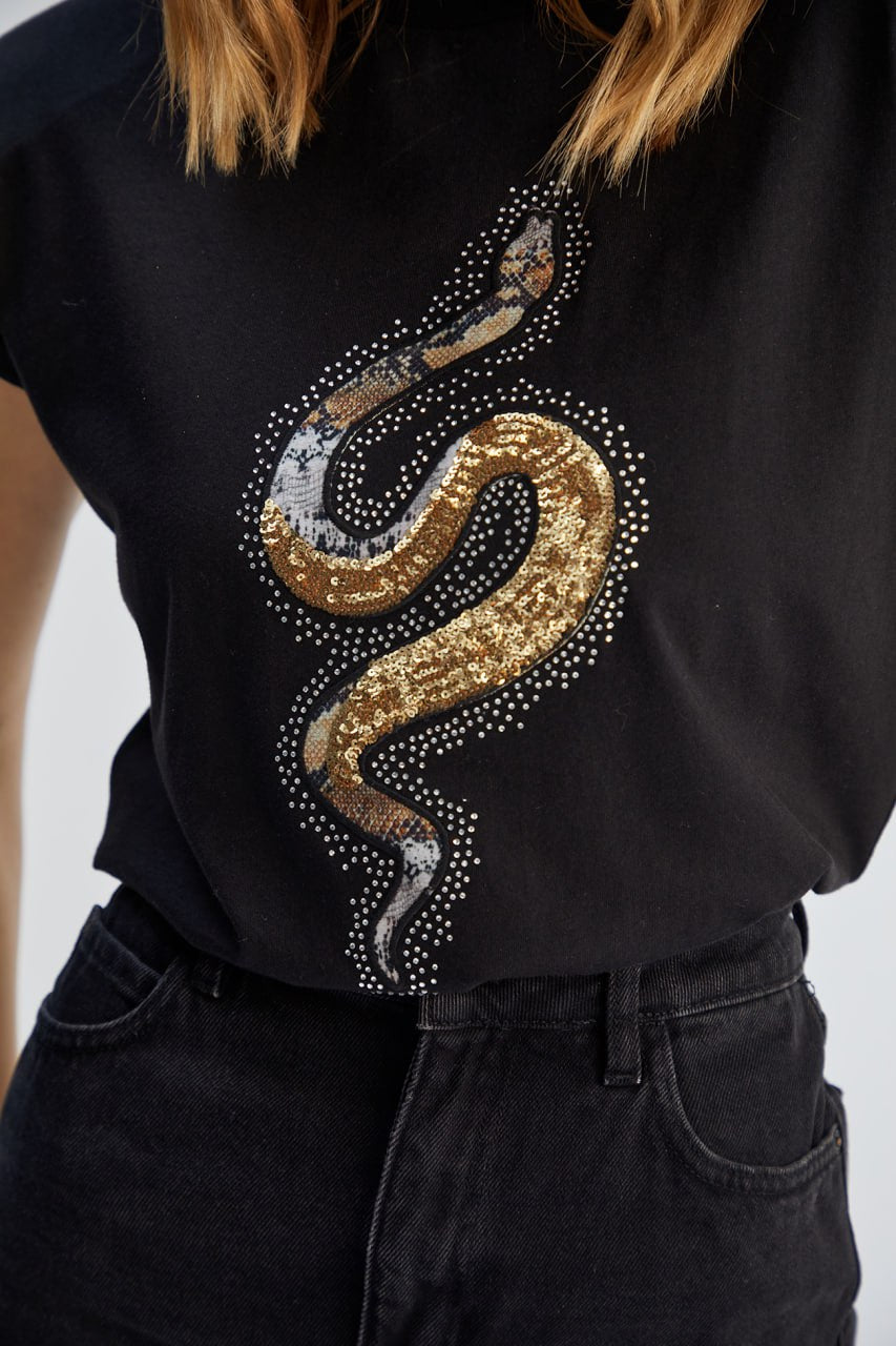 16061 Snake Patterned tshirt