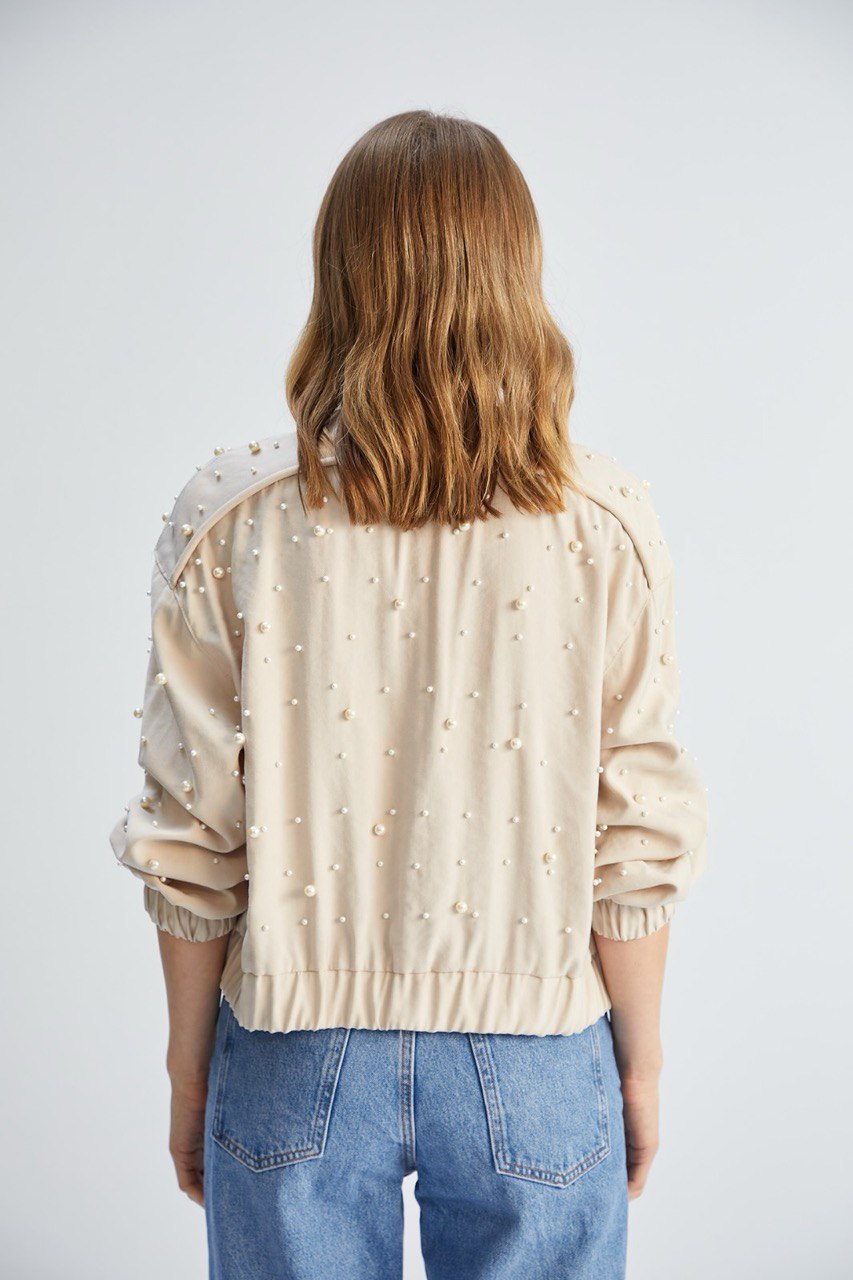 16065 Pearl Bomber jacket