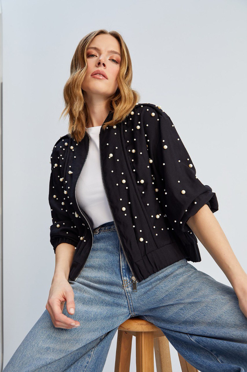 16065 Pearl Bomber jacket
