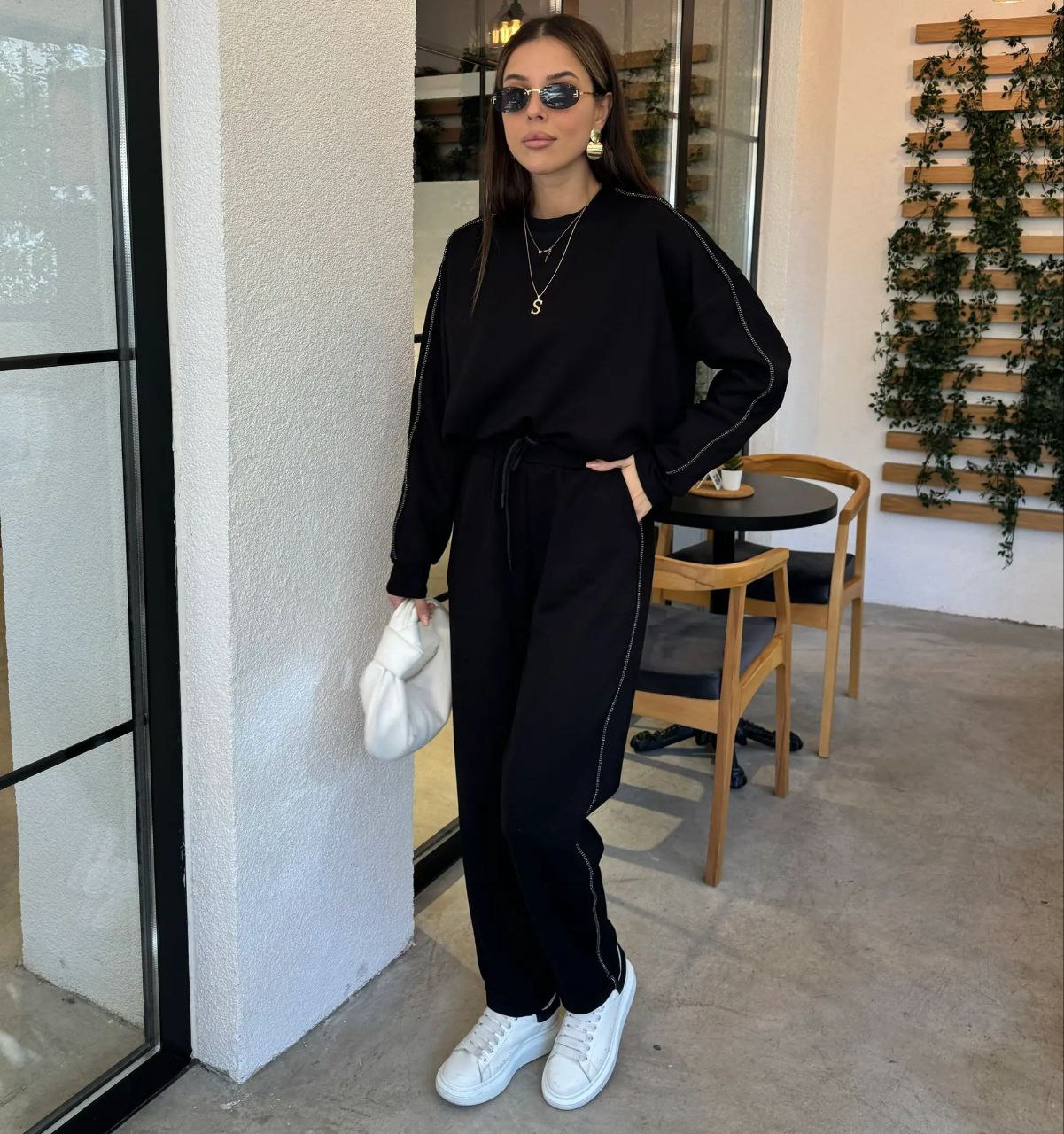 2844 Tracksuit with studs detail