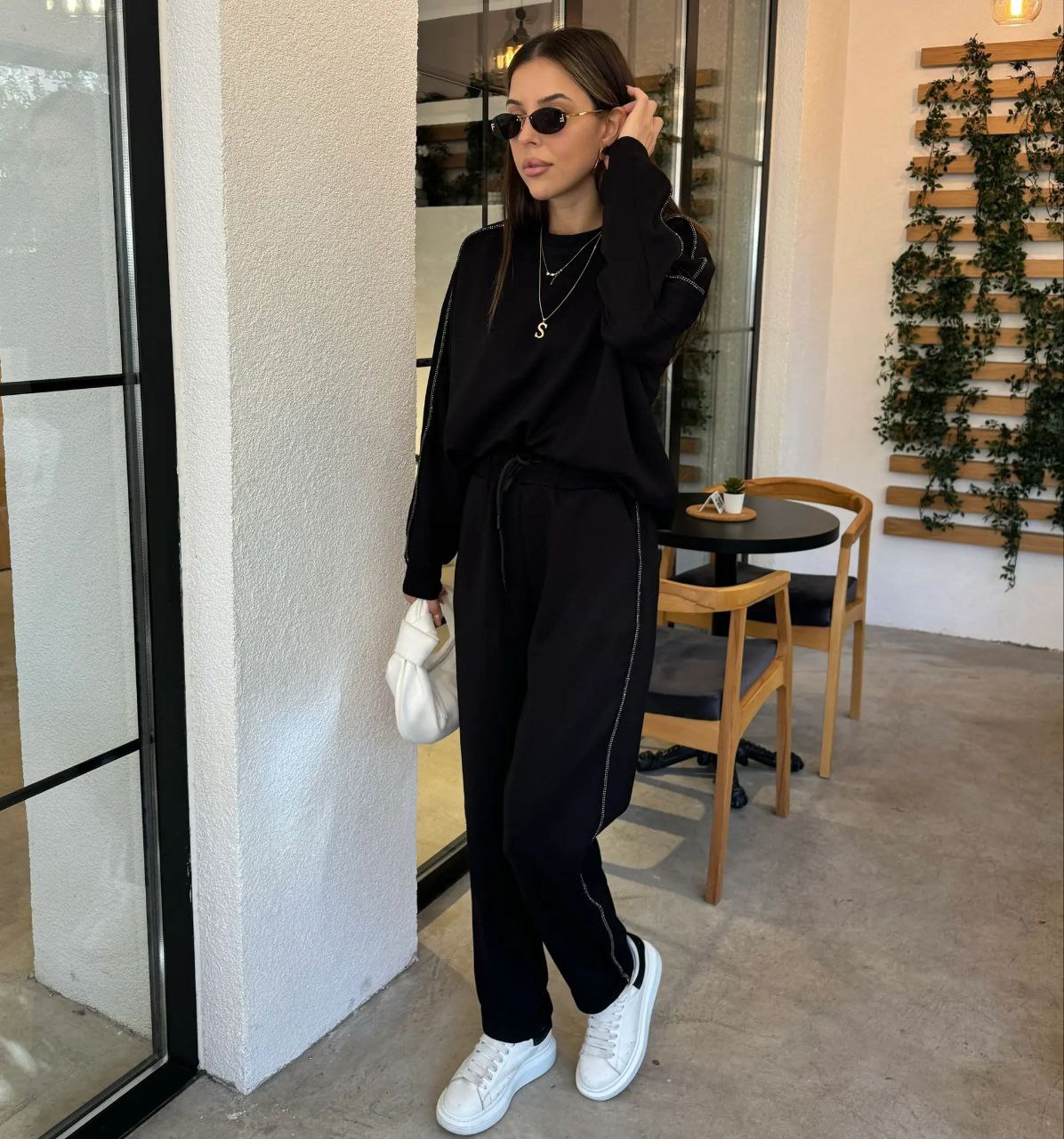 2844 Tracksuit with studs detail