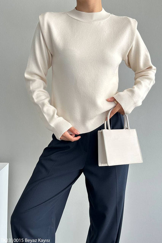 2310015 Self Padded Sweater