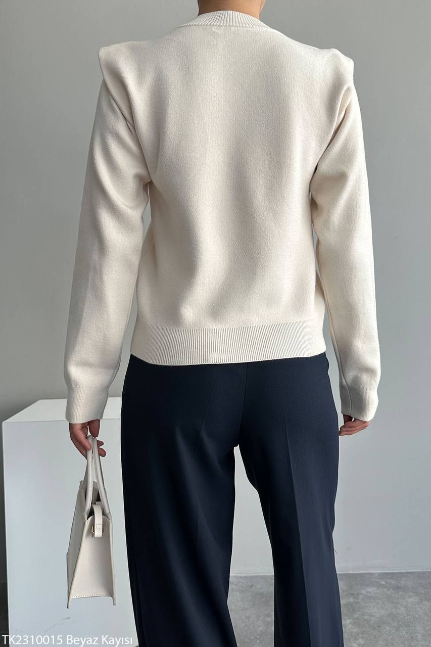 2310015 Self Padded Sweater