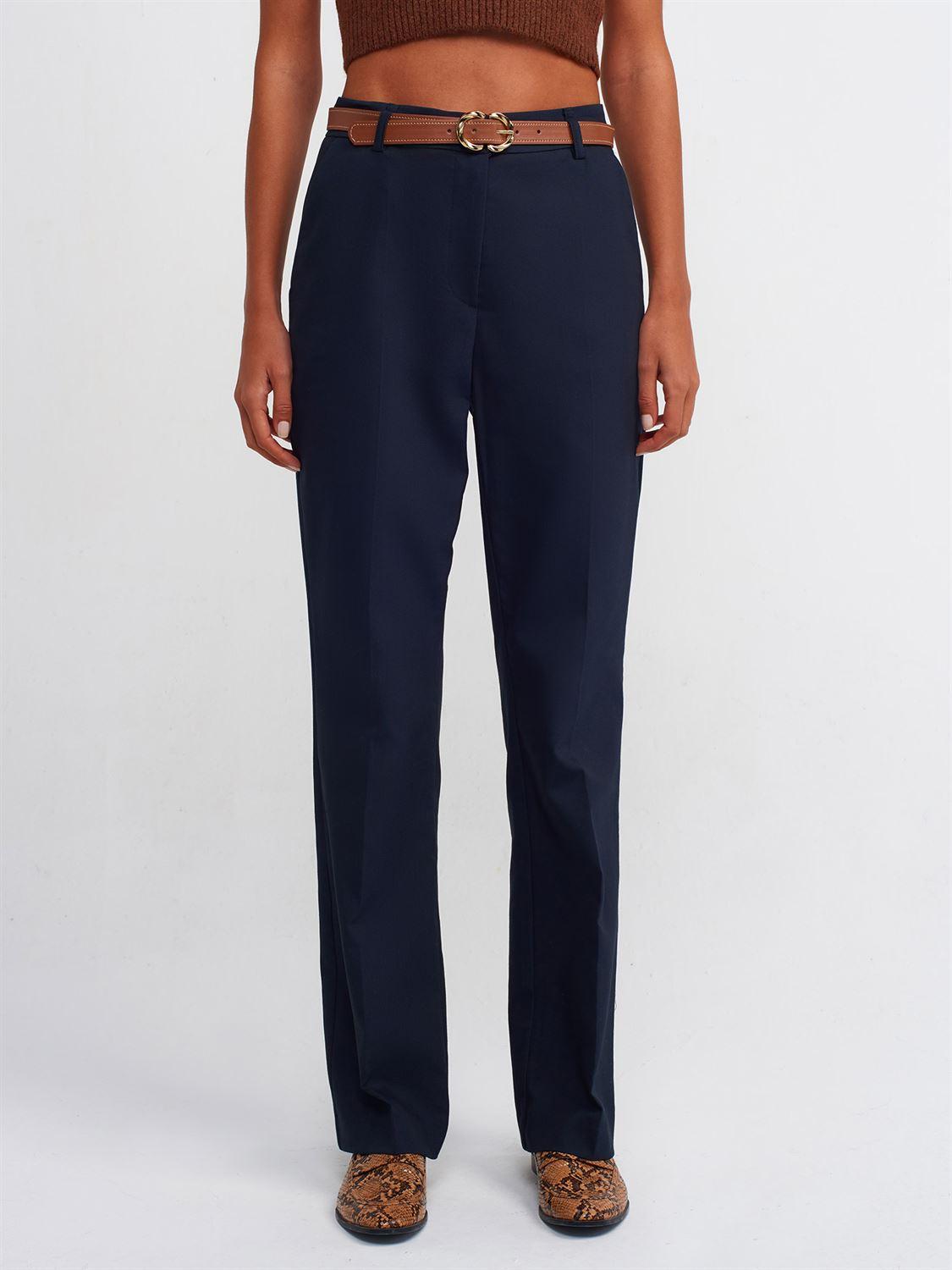 71216 Belted Straight Fit Treasers
