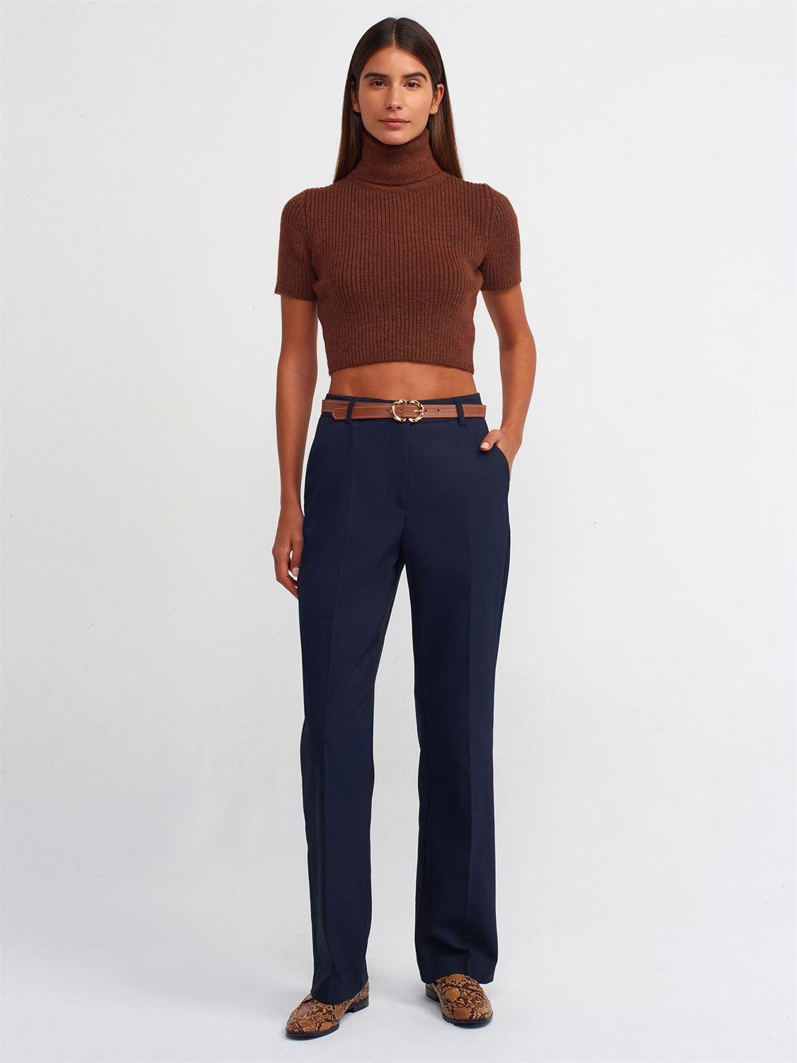 71216 Belted Straight Fit Treasers
