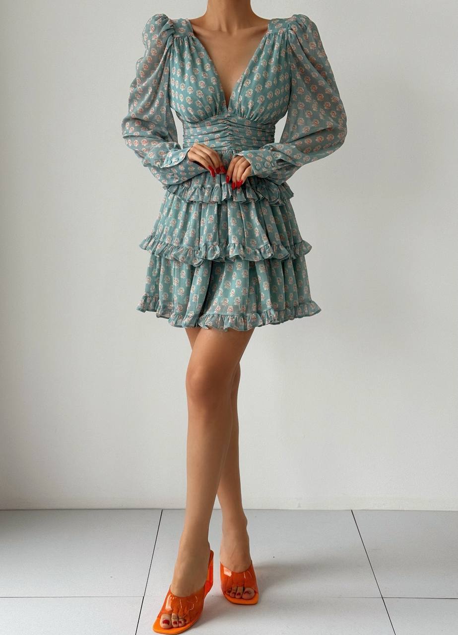 31970 Florist Mint Dress