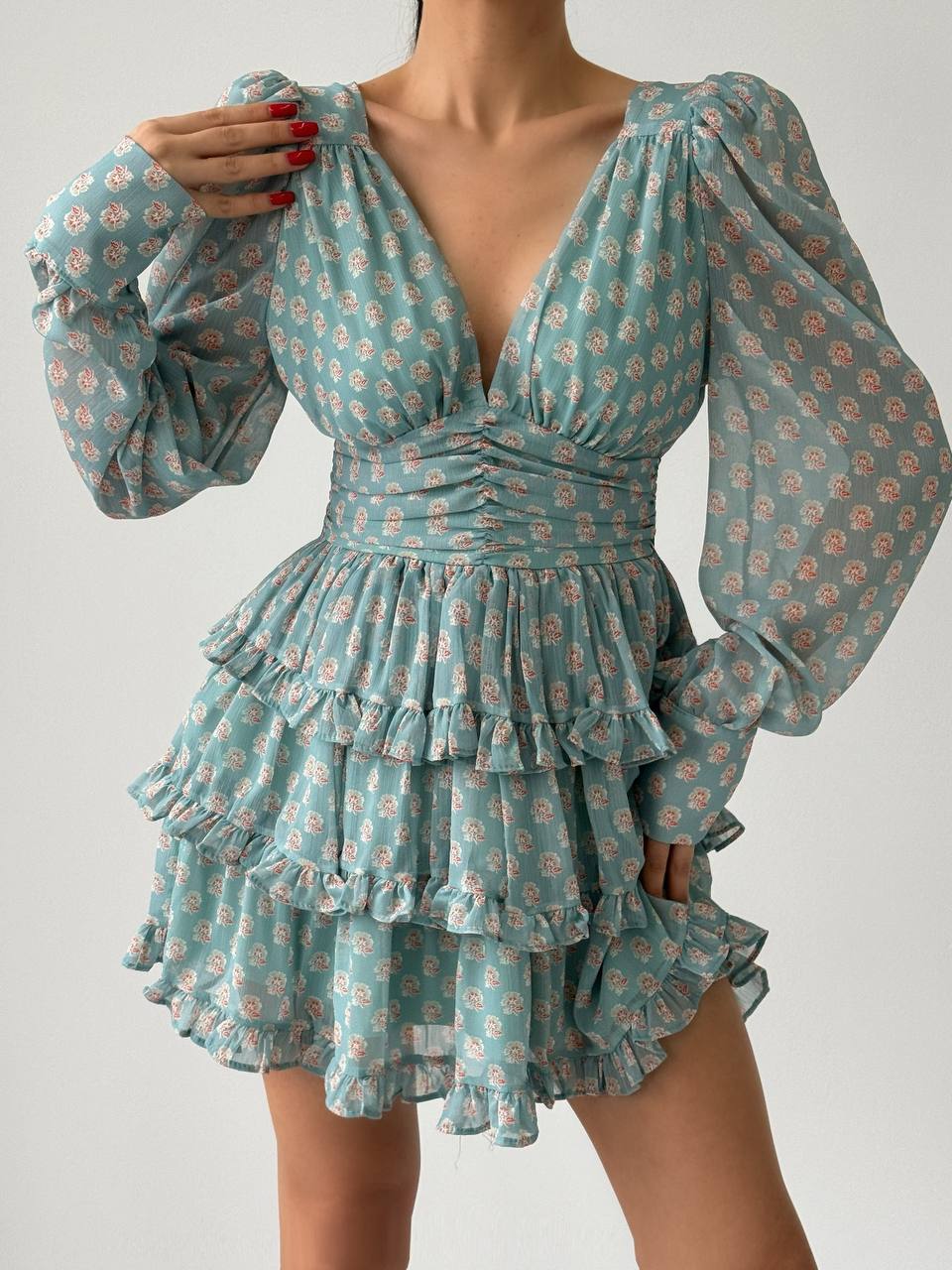 31970 Florist Mint Dress