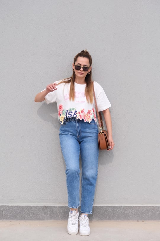 180133 Florist Crop Top