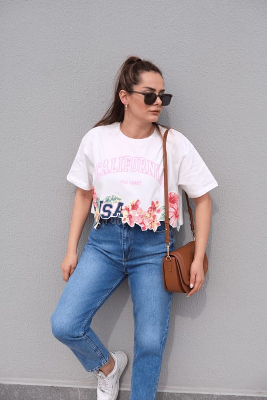 180133 Florist Crop Top