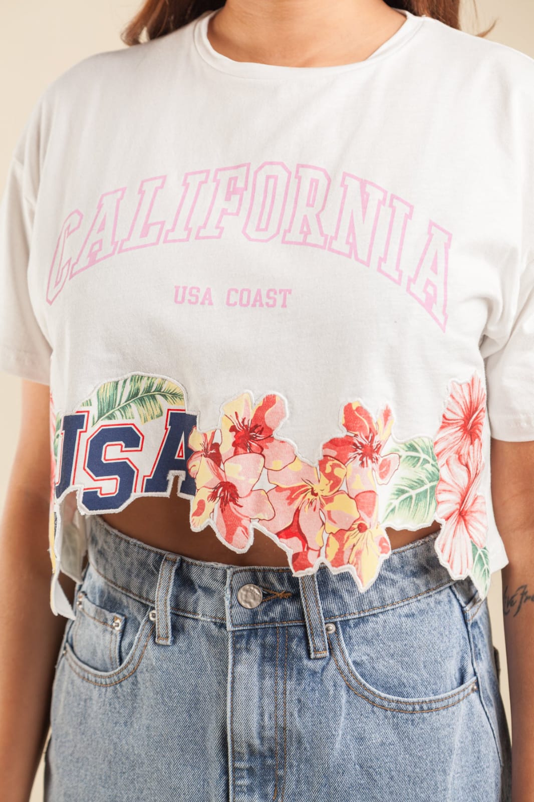 180133 Florist Crop Top