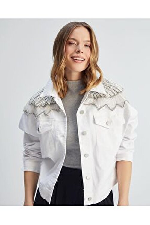 16055 White Pearl Jacket