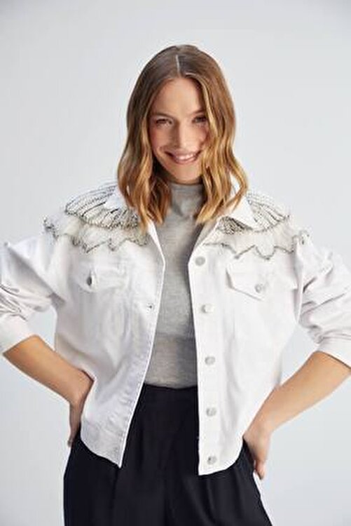 16055 White Pearl Jacket