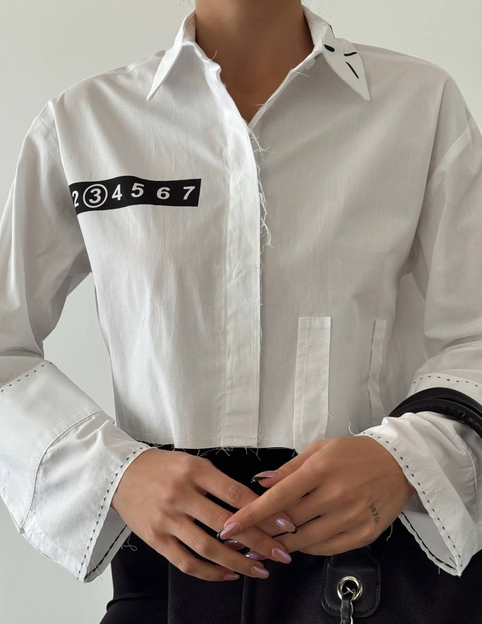 11683 White Number T_Shirt