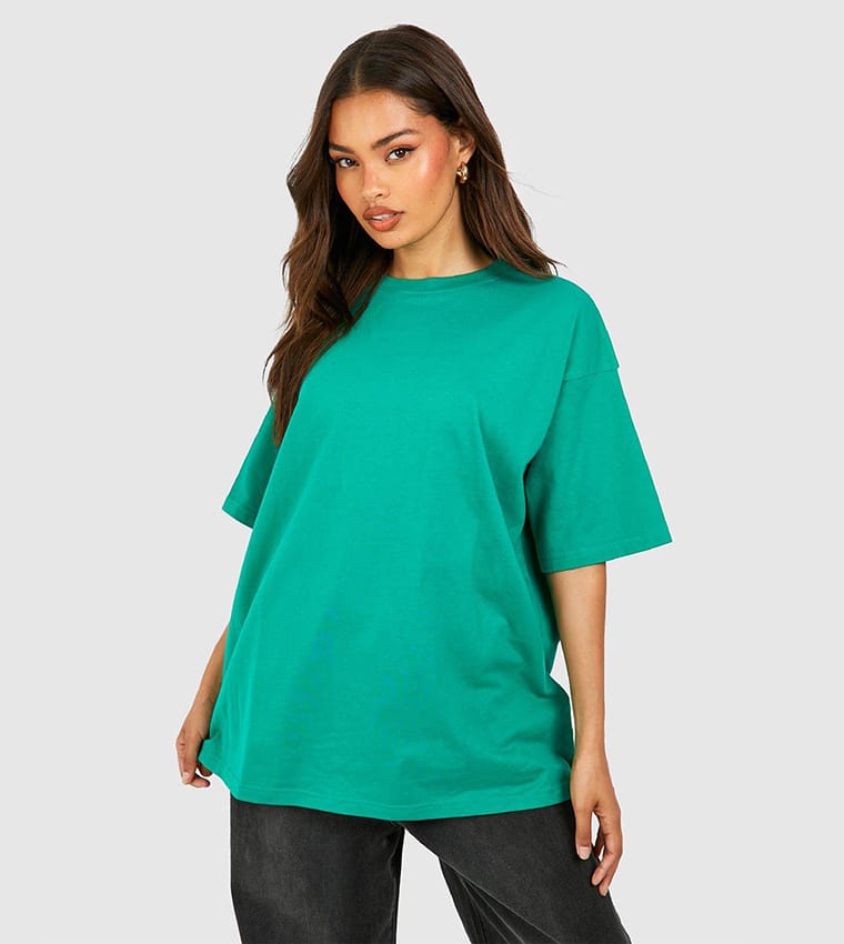 30312 Decorative Stitched Crew Neck Tshirt