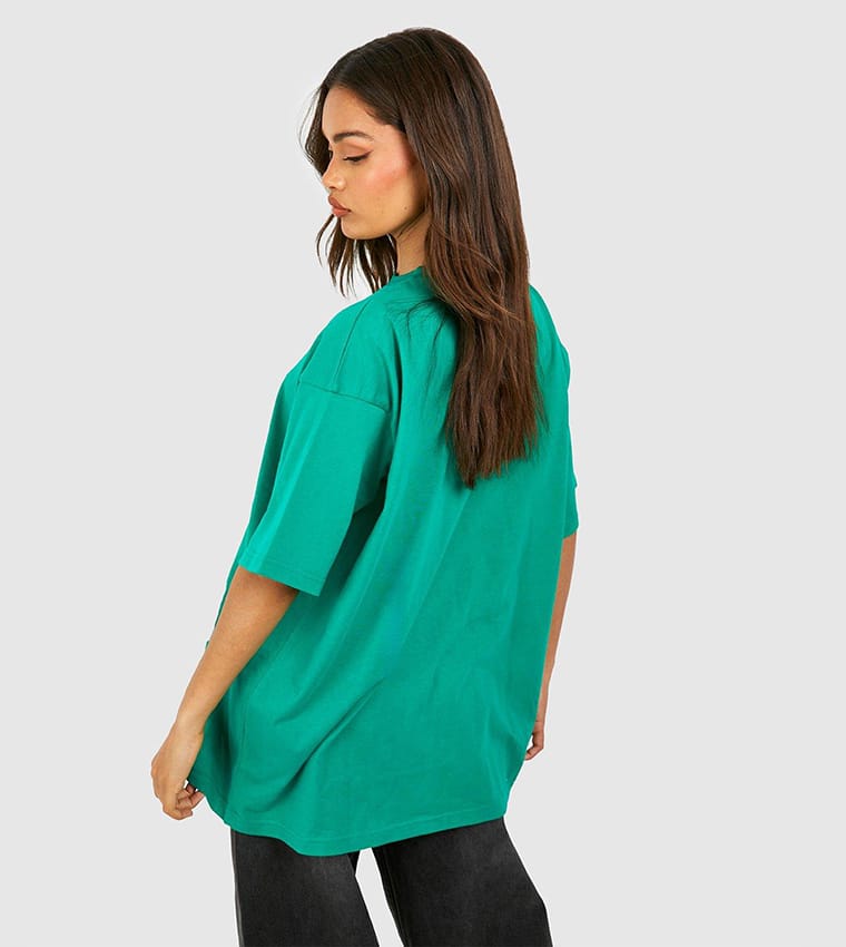 30312 Decorative Stitched Crew Neck Tshirt