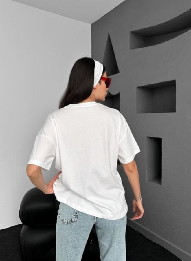 ÖT241035 White Love Shirt