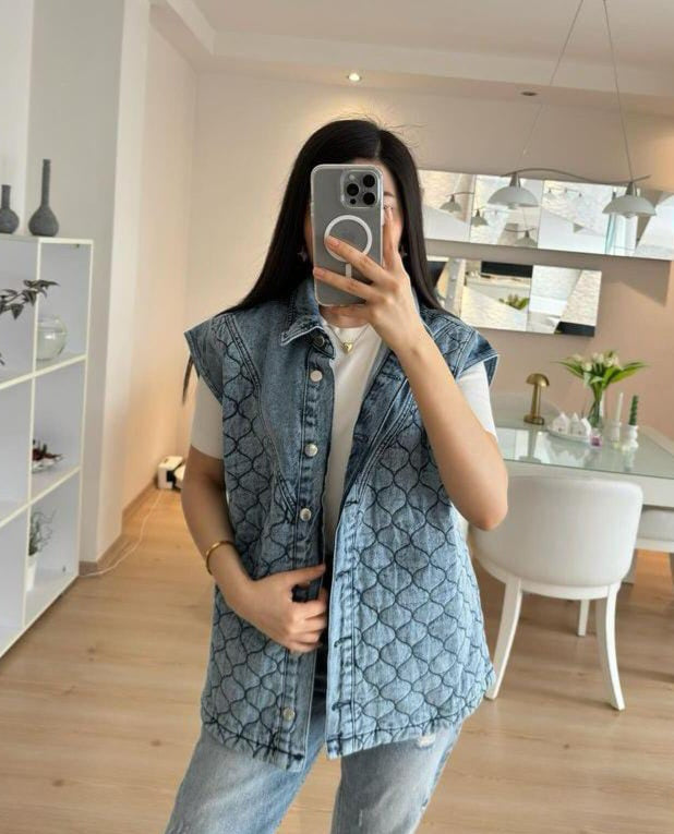 34268 Denim Vest