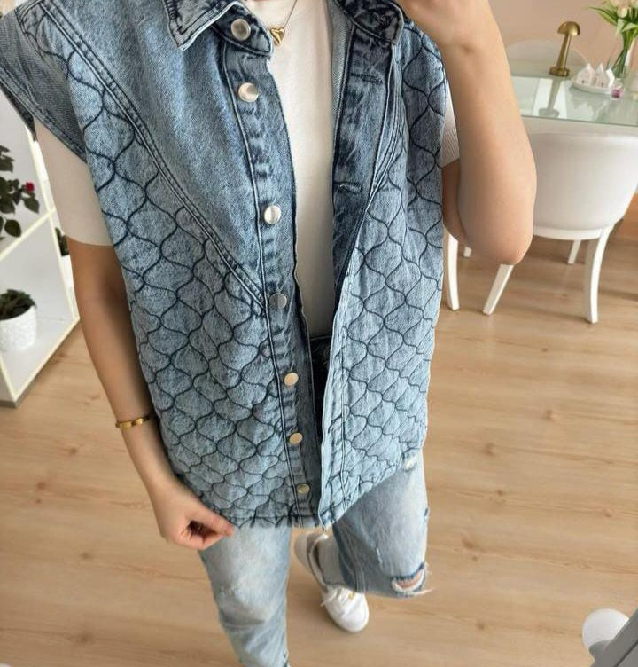 34268 Denim Vest