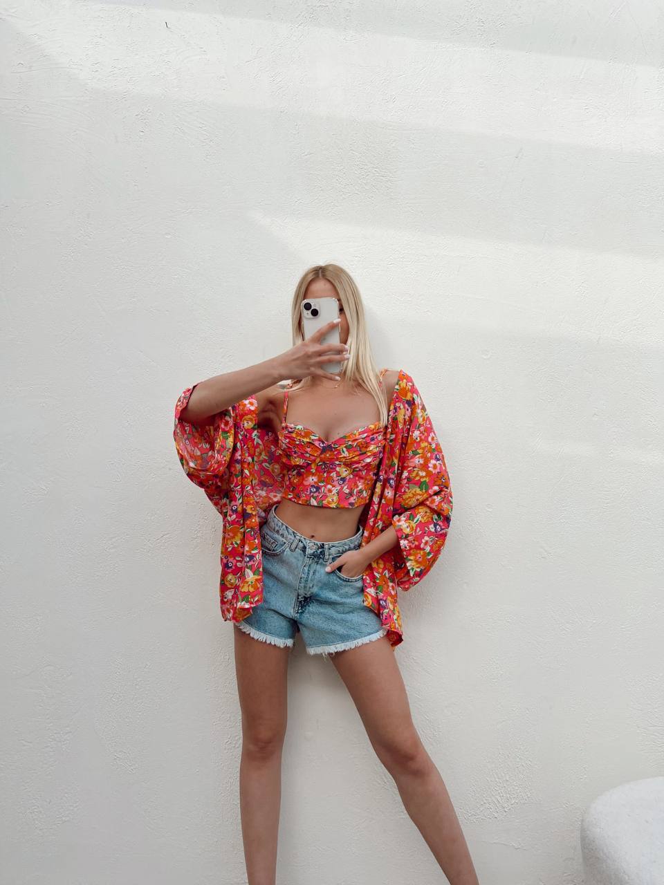 51111 Cardigan Lexi Floral Kimono
