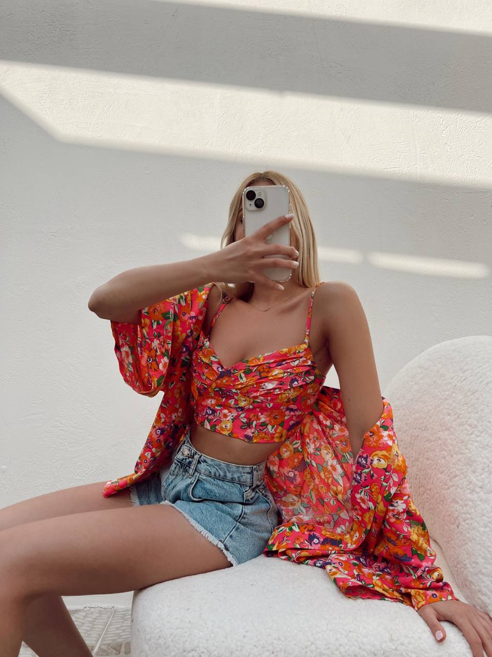 51111 Cardigan Lexi Floral Kimono