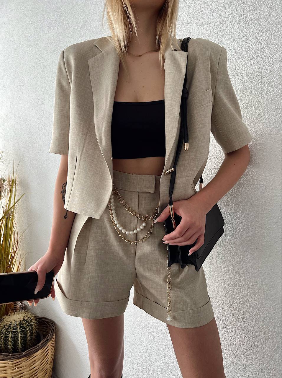 51031 Short Sleeve Blazer
